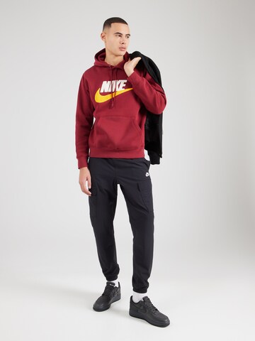 Nike Sportswear Mikina 'CLUB' – červená