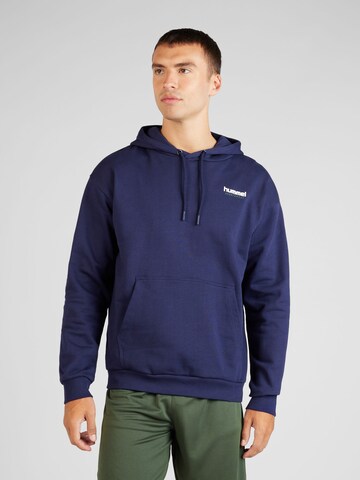 Hummel Sports sweatshirt in Blue: front