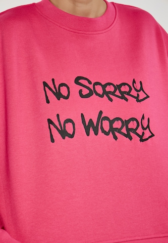 myMo ROCKS - Sweatshirt em rosa