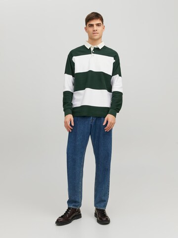 JACK & JONES Tričko 'Hudson' – zelená