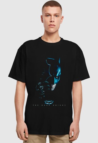Merchcode T-Shirt 'Batman the dark Knight' in Schwarz: Vorderseite