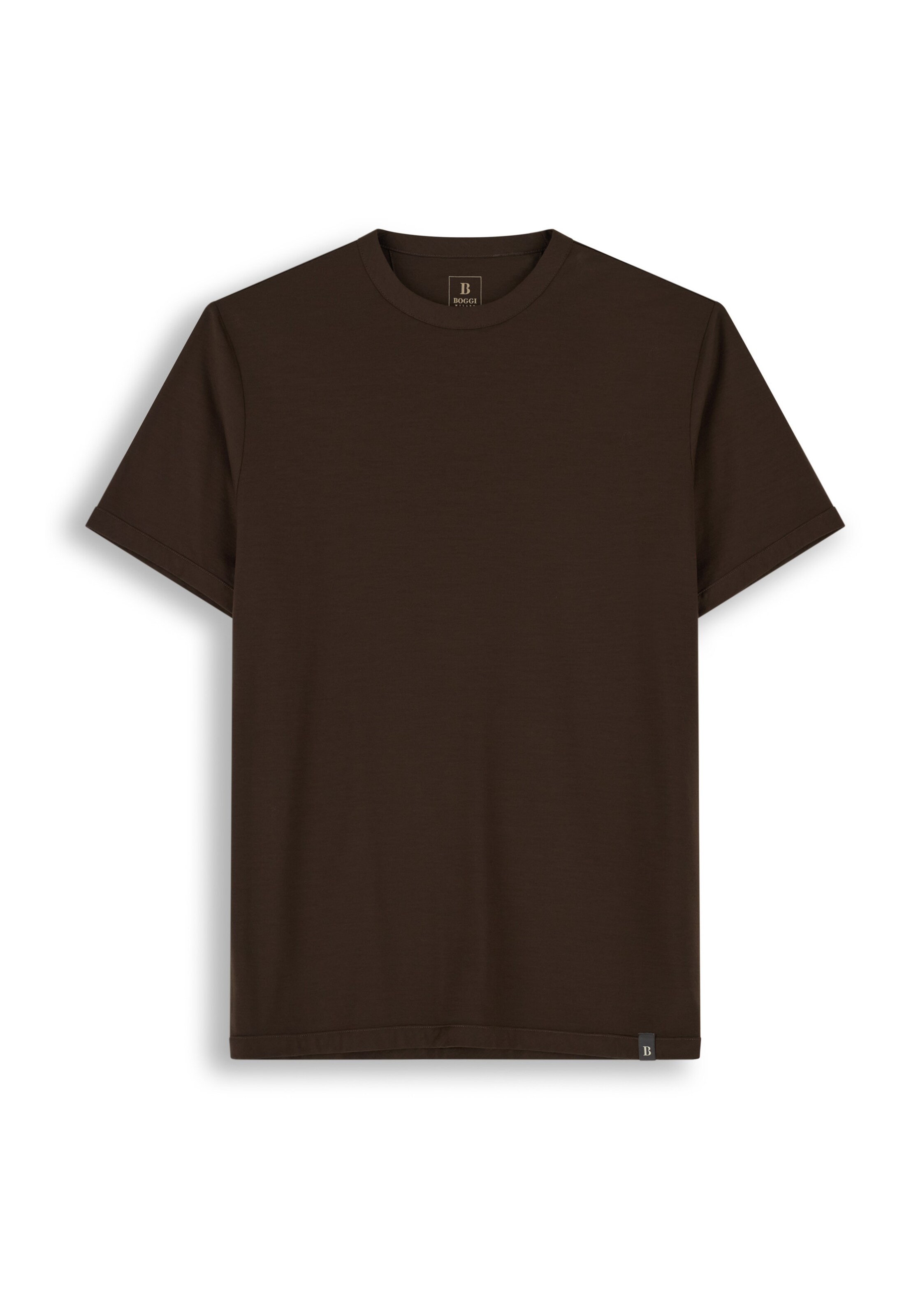 Boggi Milano Shirt in Bruin: voorkant