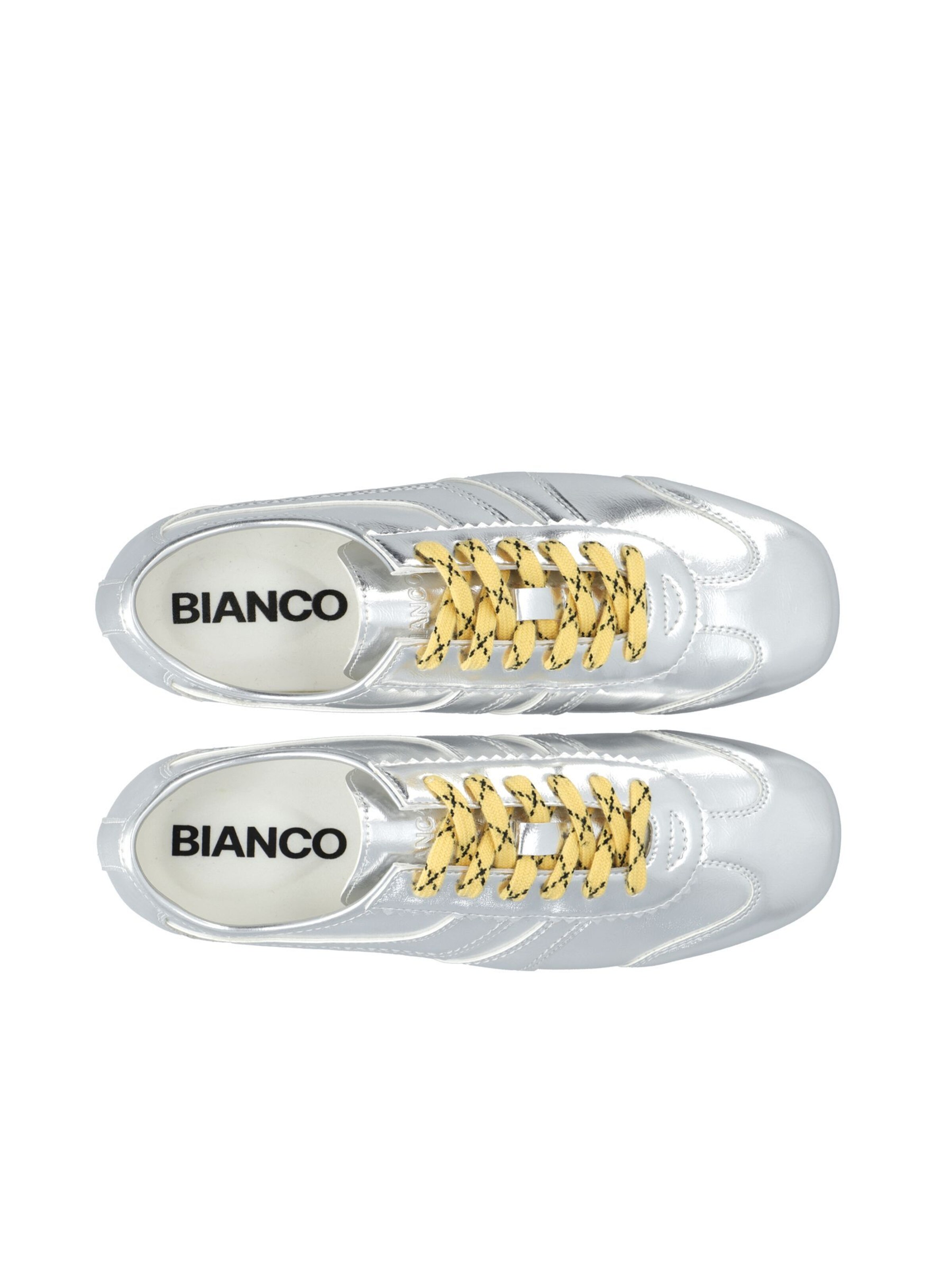 Sneaker bassa 'Frede' di Bianco in argento