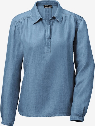 Chemisier Goldner en bleu : devant