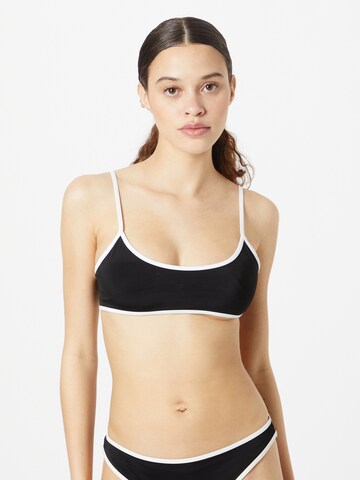 Monki Bustier Bikinitop in Schwarz: predná strana