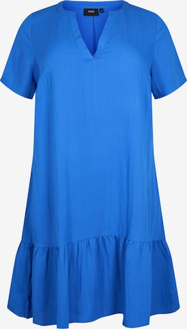 Zizzi Shirt Dress 'Macy' in Blue: front