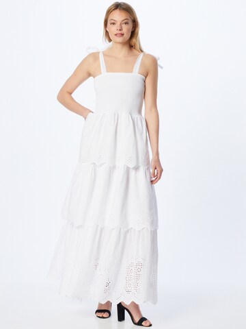 Robe 'BRODERIE' River Island en blanc : devant