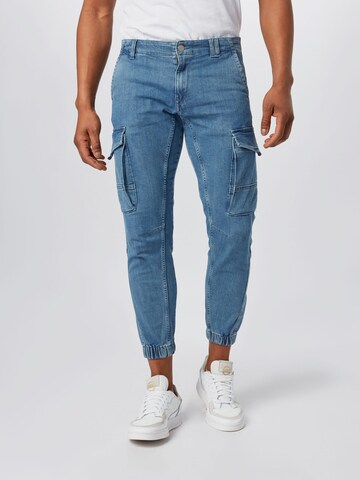 Effilé Jeans cargo 'Paul' JACK & JONES en bleu : devant