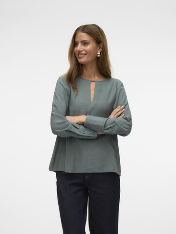 VERO MODA Bluse i grøn: forside