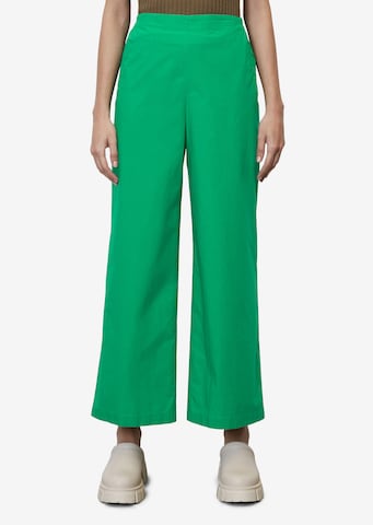 Marc O'Polo Loosefit Broek in Groen: voorkant