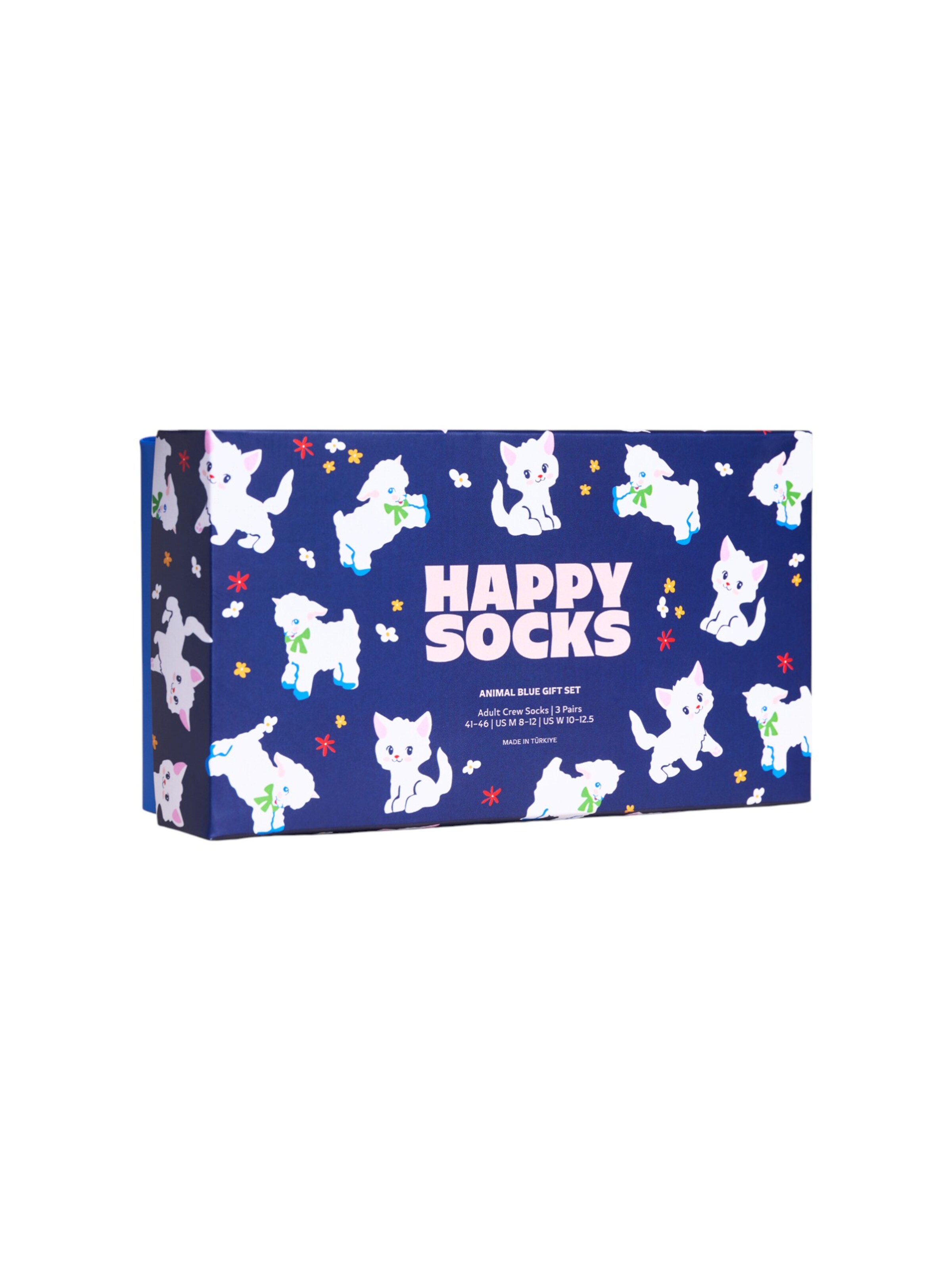 Chaussettes '3-Pack Animal Blue Socks Gift Set' Happy Socks en bleu
