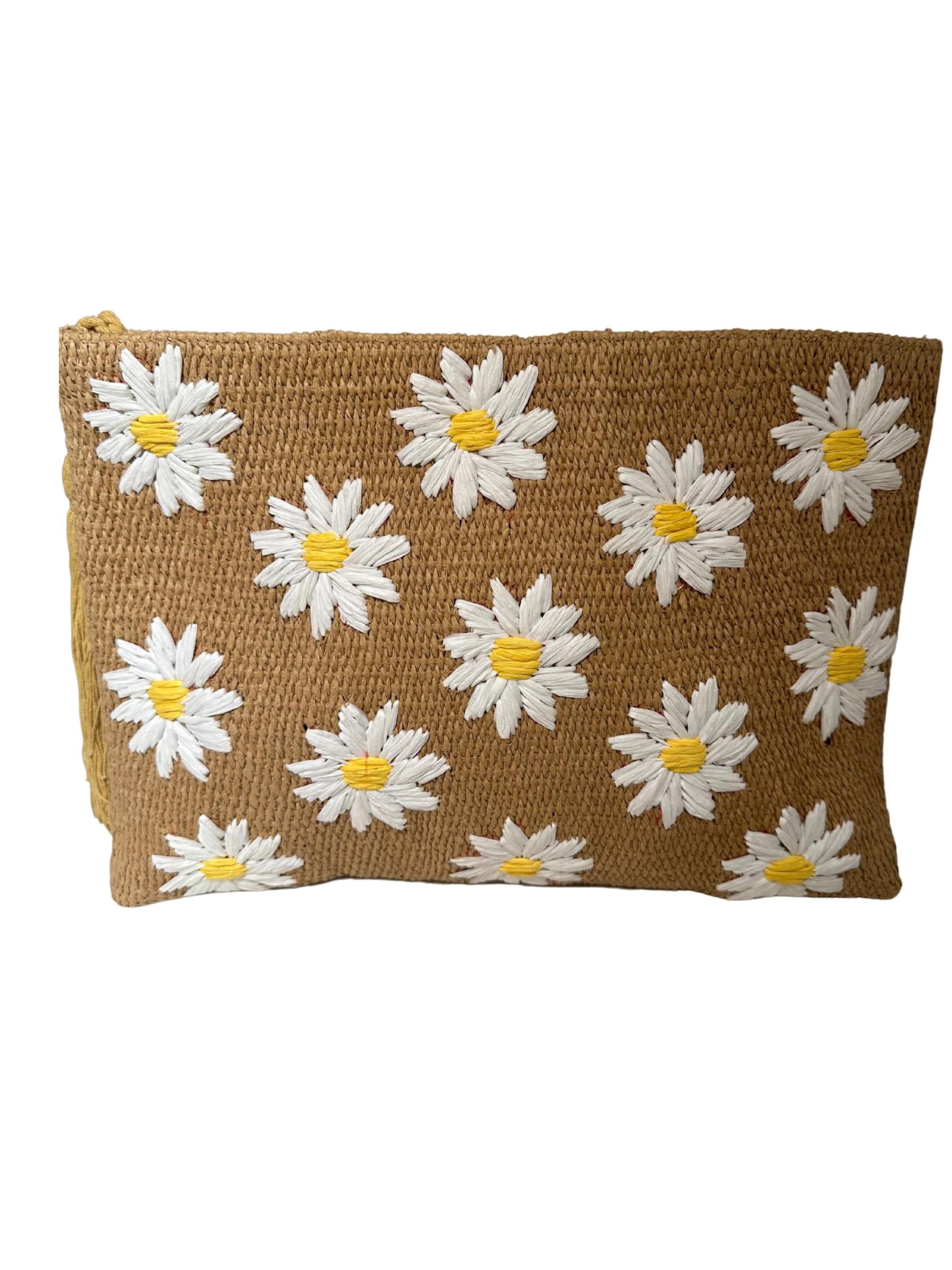 MC2 Saint Barth Schultertasche‌‌‌‌‌‌‌ in Beige: Vorderseite