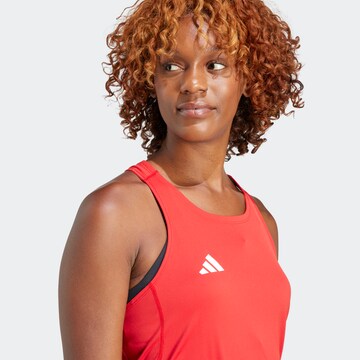 ADIDAS PERFORMANCE Sports Top 'Adizero Essentials' in Red