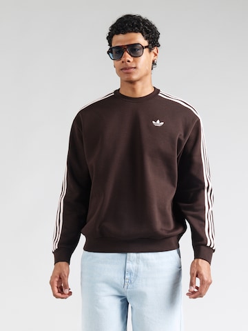 ADIDAS ORIGINALS Свитшот в Коричневый: спереди