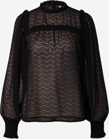 QS Blouse in Black: front