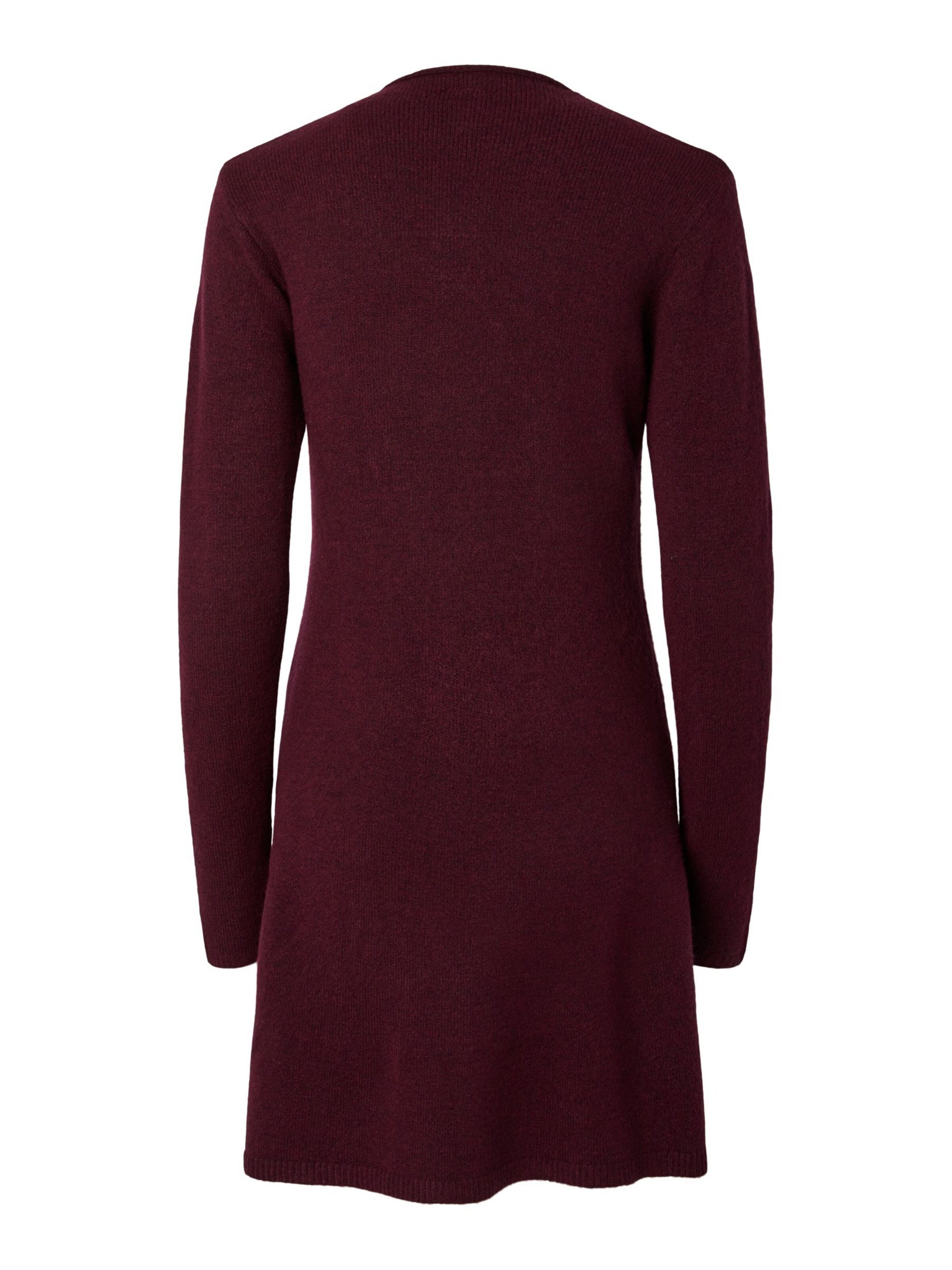 PIECES - Vestido de punto 'PCJunna' en rojo