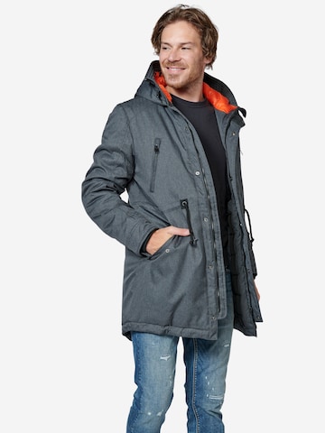 KOROSHI - Chaqueta de entretiempo en gris: frente