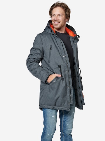 KOROSHI Between-Season Jacket in Grey: front