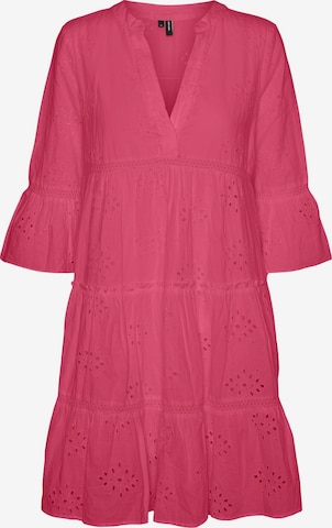 VERO MODA Shirt Dress 'DICTHE' in Pink: front