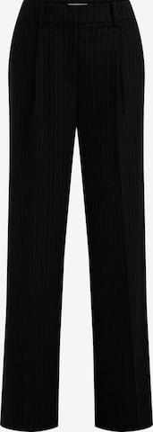 WE Fashion Normální Kalhoty s puky – černá: přední strana