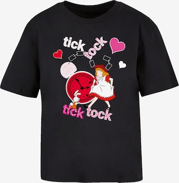 F4NT4STIC Shirt 'Alice im Wunderland' in Black: front