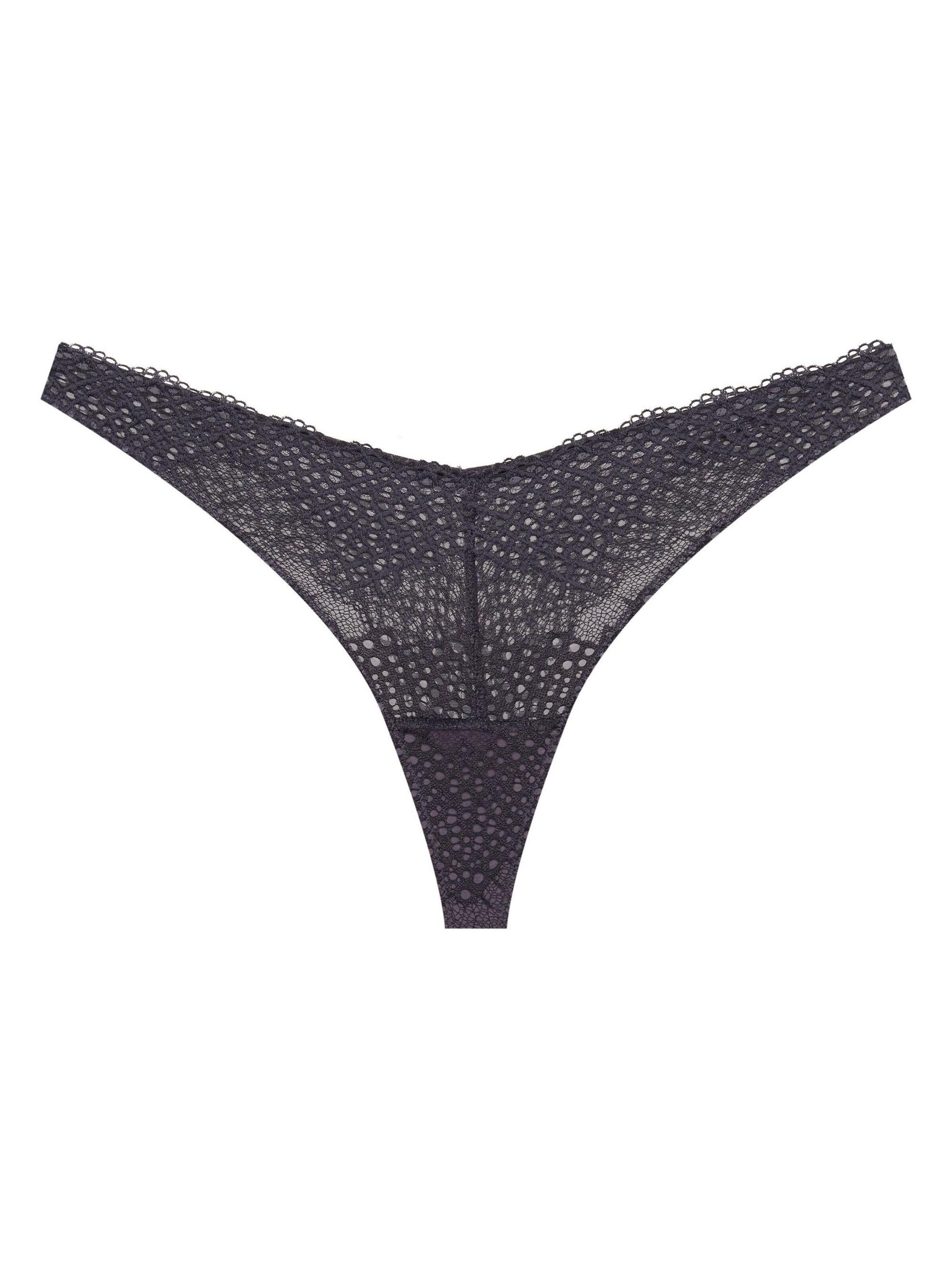 ESOTIQ Thong 'Caris' in Grey: front