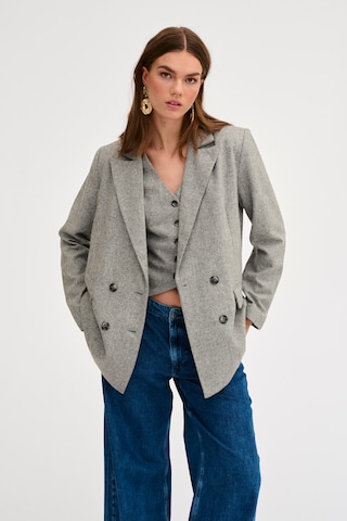 Blazer 'Lukas' My Essential Wardrobe en gris : devant