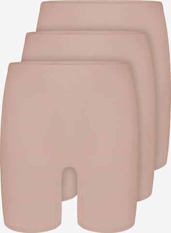 sassa Lange Unterhose 'bonded micro' in Beige: Vorderseite