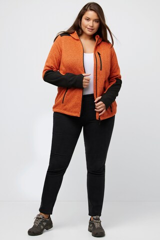 Ulla Popken Sweatjacke in Orange