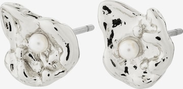 sudrabs Pilgrim Auskari 'Inaya': no priekšpuses