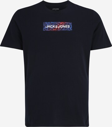 Jack & Jones Plus Shirt 'NAVIGATOR' in Blauw: voorkant