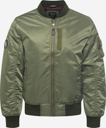 Superdry Between-Season Jacket 'MA1' in Green: front