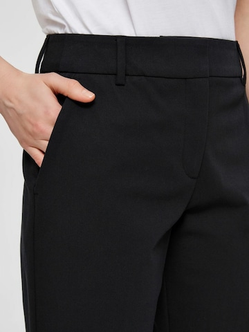 SELECTED FEMME Regular Pantalon 'Ria' in Zwart