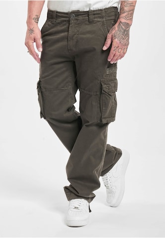 ALPHA INDUSTRIES Regular Hose 'Jet' in Grau: Vorderseite