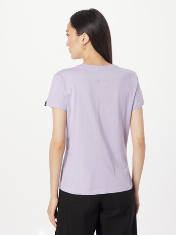 ALPHA INDUSTRIES Shirt in Purple