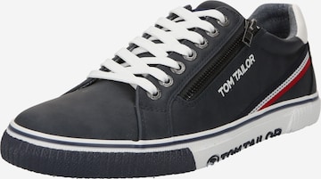 TOM TAILOR Platform trainers in Blue: front