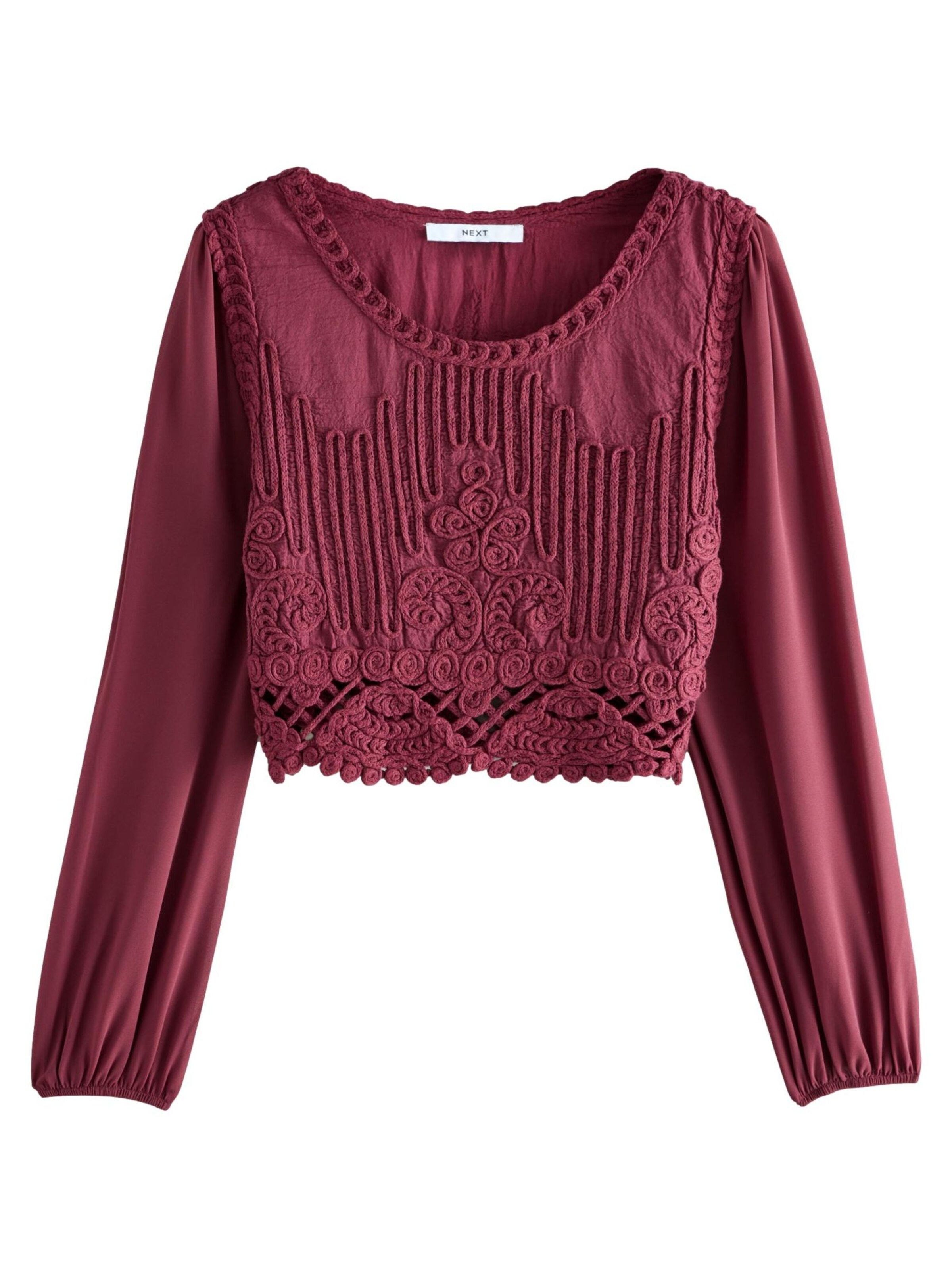 Next Bluse in Rot: Vorderseite