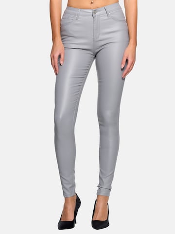 Elara Skinny Jeans i grå: forside