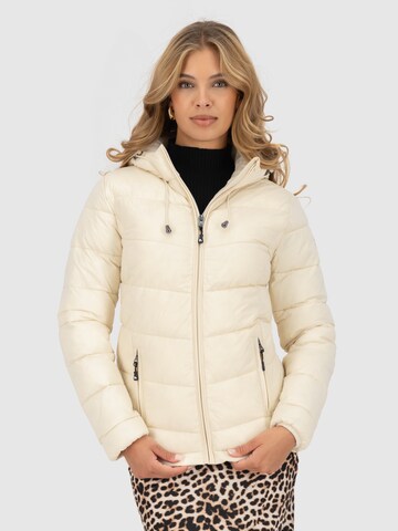 Giacca invernale di Alife and Kickin in bianco: frontale