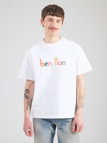 balts UNITED COLORS OF BENETTON T-Krekls: no priekšpuses