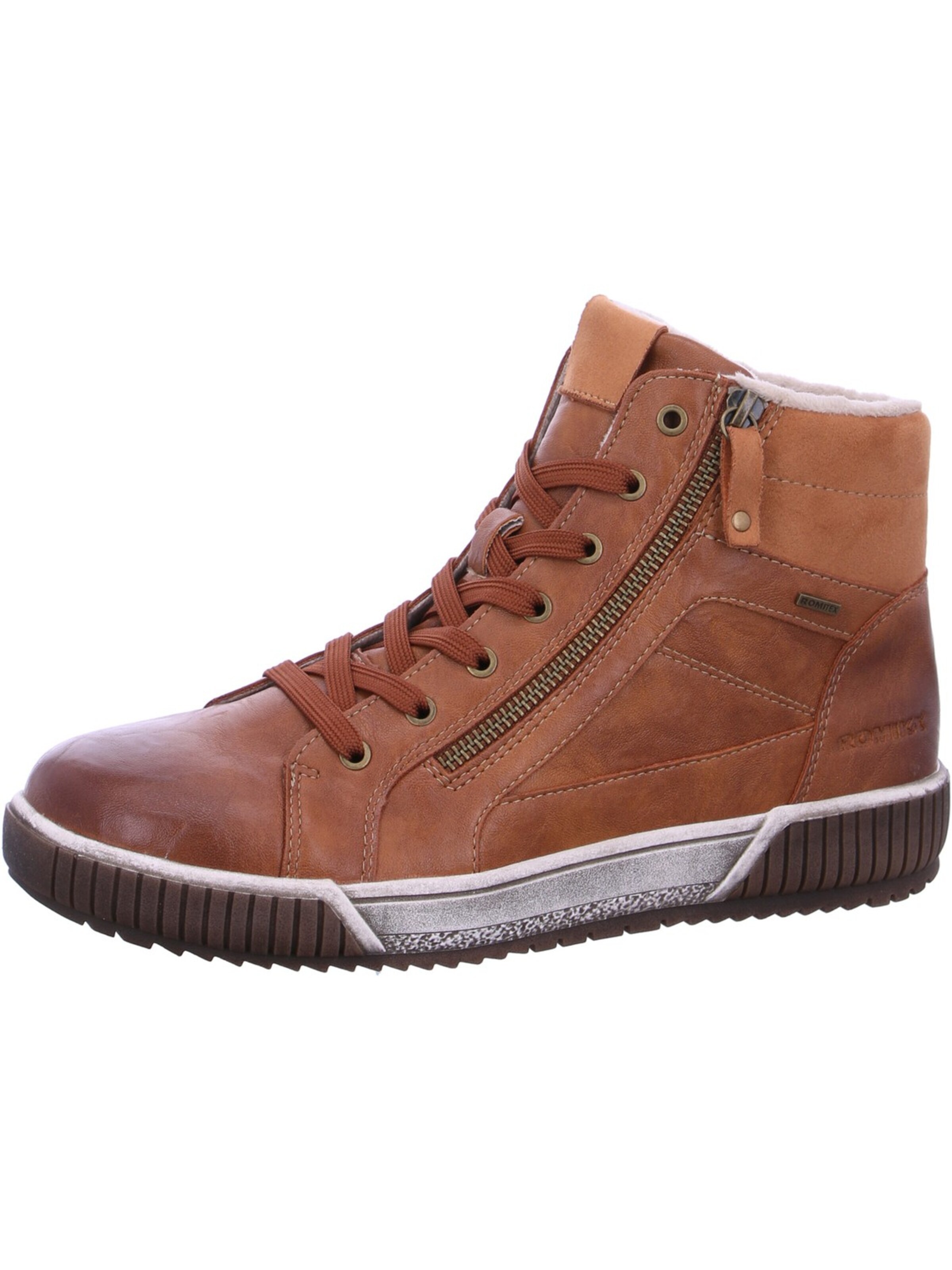 ROMIKA Lace-Up Boots 'Romika Schnürstiefel Braun' in Brown: front