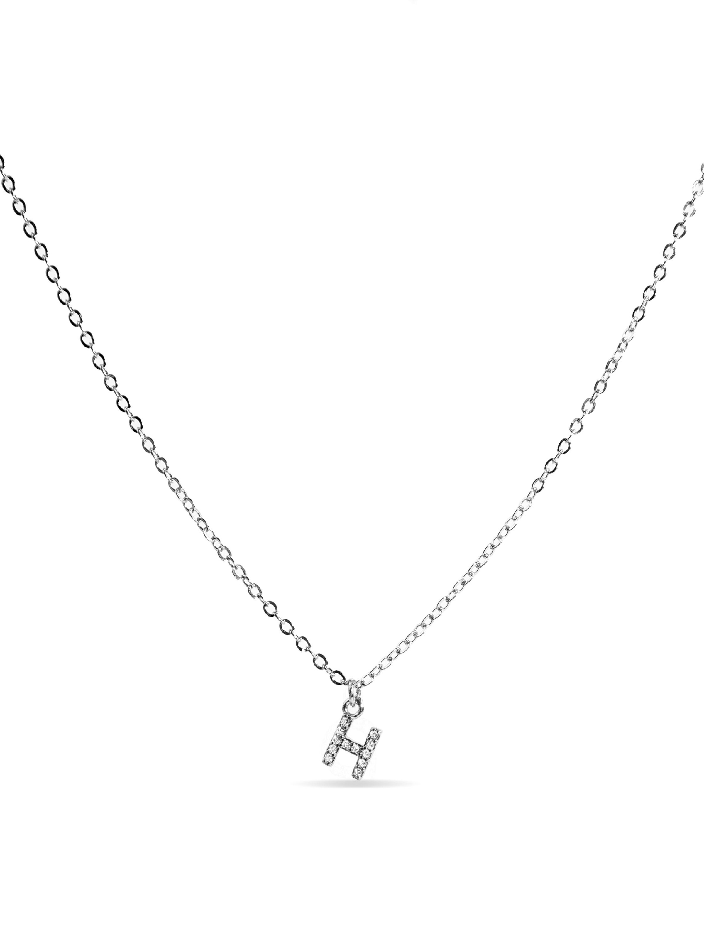 Chaîne 'Alphabet' Luxenter en blanc : devant