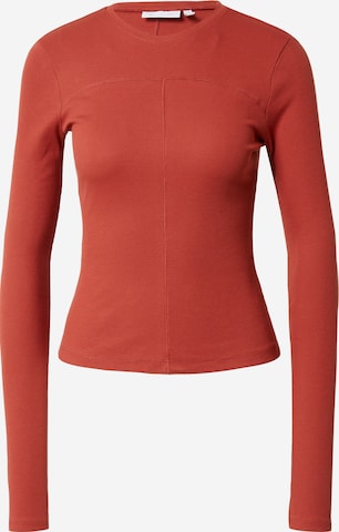 WEEKDAY Shirt in Orange: front