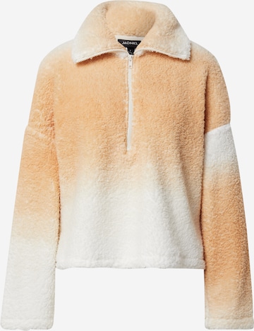 Sweat-shirt Monki en orange : devant