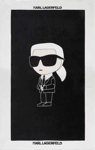 Karl Lagerfeld Rantahuivi ' Ikon Strandtuch ' värissä musta: etupuoli