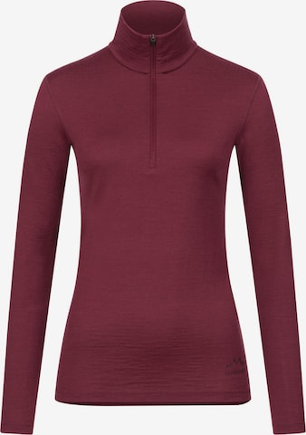 Alpenwert Shirt in Lila: Vorderseite