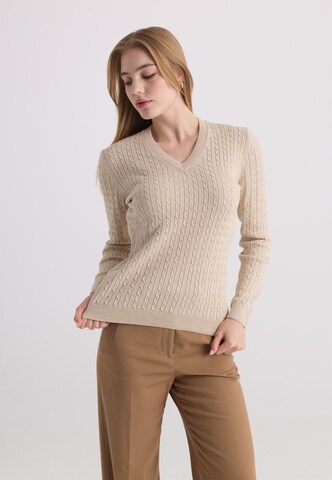 Felix Hardy Sweter w kolorze beżowy