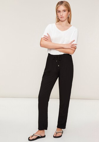 Hailys Tapered Hose 'Ricky' in Schwarz