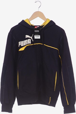 PUMA Sweatshirt & Zip-Up Hoodie in M in Blue: front