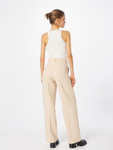 Trendyol Wide leg Pleat-Front Pants in Beige